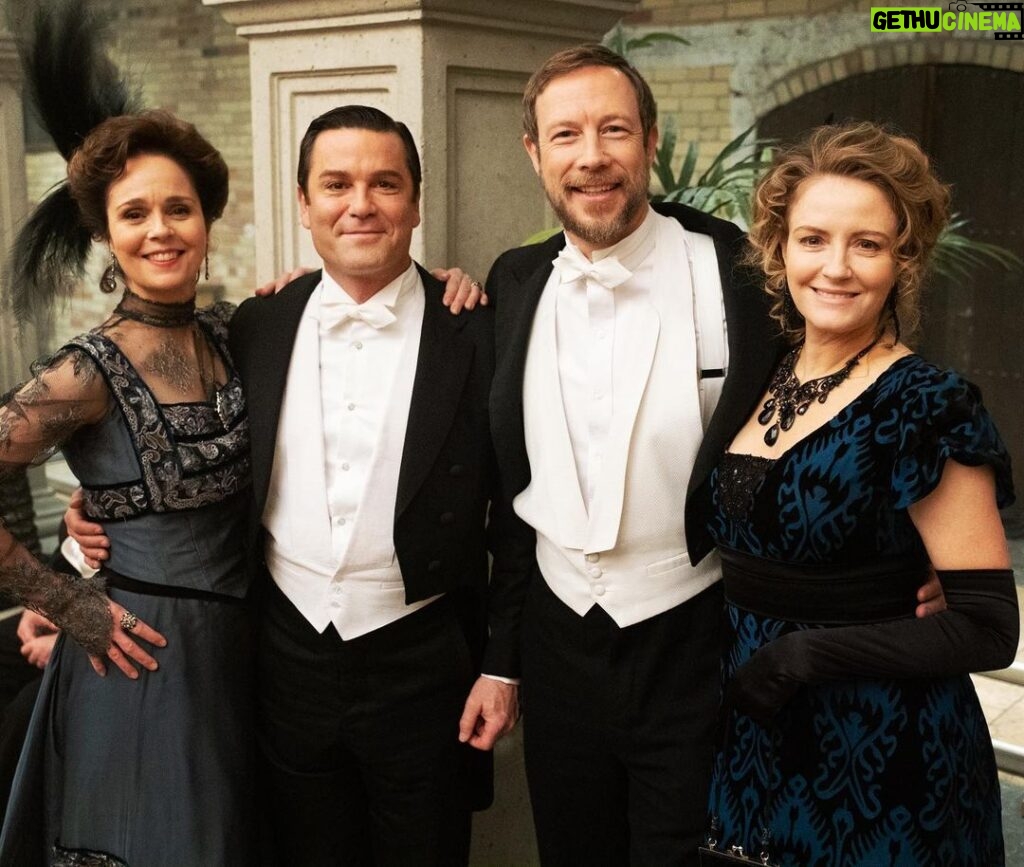 Kristen Holden-Ried Instagram - Tonight !! See what these beauties get up to on @cbcmurdoch !! I’ll give you a hint: it has to do with the 100 year anniversary of the @torontosymphony !! #murdochmysteries @yannick_bisson @helenejoy_official @cynthiamdale