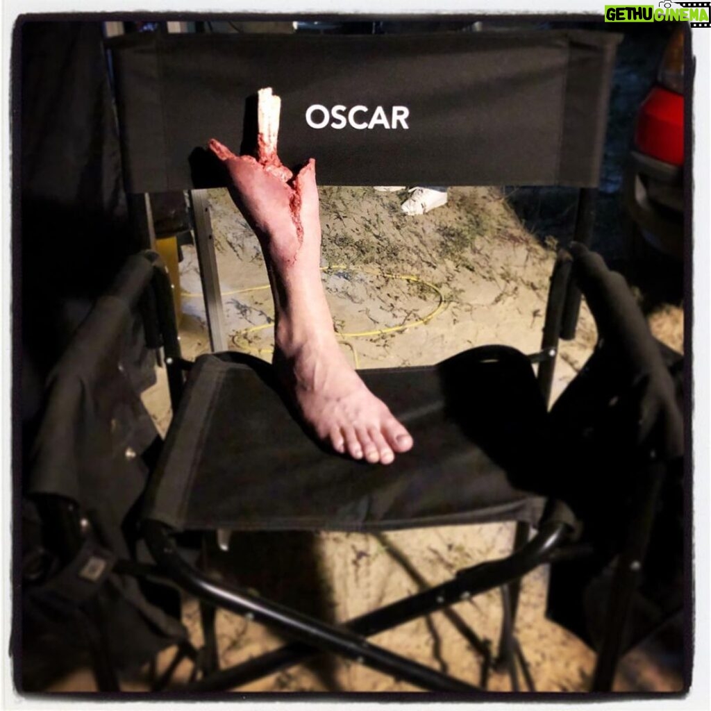 Kristen Holden-Ried Instagram - On set with my dear brother Oscar. How I miss our deep conversations. The fine turn of your ankle. The intangible scent of your Swedish toe jam. You’d always stomp around and kick at poor Otto as he knit stockings for you. Times were good my brother. You were always one step ahead. Could always get your foot in the door. But alas, sometimes a step taken, is a step too far. Ah well, better to die on your feet, than live on your knees. @thomas.d.sinclair @umbrellaacad #umbrellaacademy #theswedes #setlife #feet