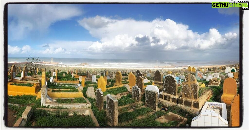 Kristen Holden-Ried Instagram - A sea of graves meets the ocean.