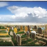 Kristen Holden-Ried Instagram - A sea of graves meets the ocean.