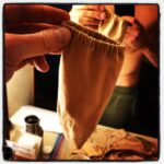 Kristen Holden-Ried Instagram - Wardrobe for the day... Oh the glamour. Hopefully the set is warm 😜