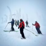 Kristen Holden-Ried Instagram - Monkeys in the mist … #fernie #skiing #catskiing