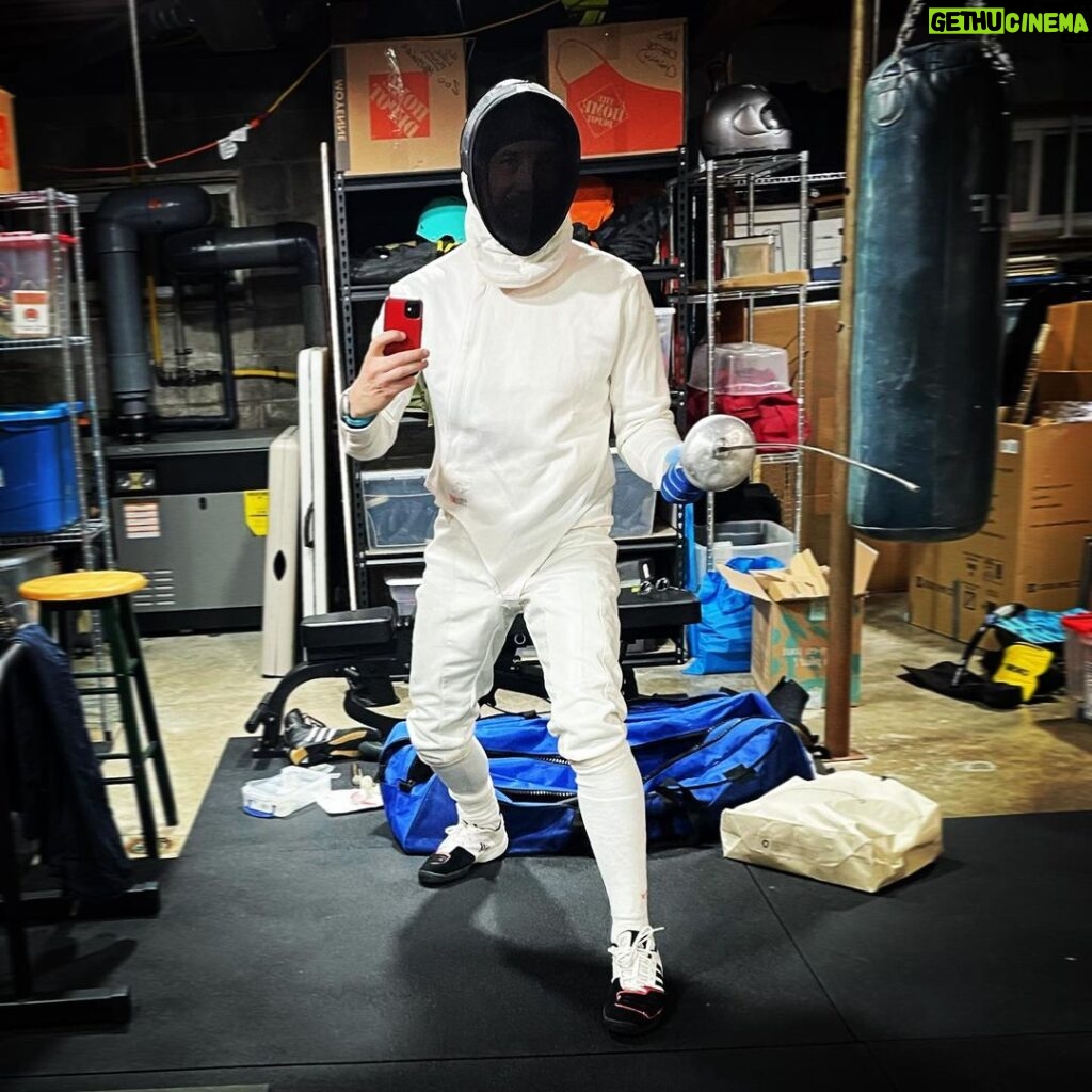 Kristen Holden-Ried Instagram - Putting on the whites again tonight for the first time in… Well let’s not talk about that. Goal: don’t hurt myself !! Excited :) #fencing