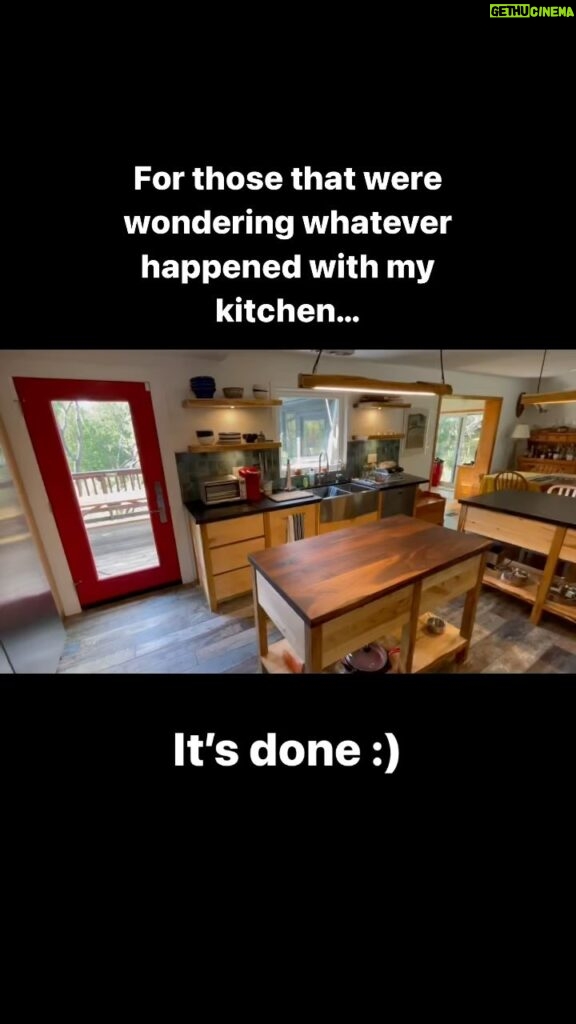 Kristen Holden-Ried Instagram - Took a bit longer than expected… but ! It’s done :) #kitchen #renovations