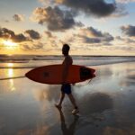 Kristen Holden-Ried Instagram - Well… end of the ride for me. After a month of surfing everyday, often two sessions, with shoulder tendinitis, bruised ribs, and now torn serratus…. oh and a shave ! I have to throw in the towel on my last day in paradise. No good bye sunset session for me :( But it’s been a great ride ! Grateful to have got back board skills and strength, and to lose the Covid belly !! ;) And now? Time to plan winter projects while still poolside :) And maybe finish this bottle of tequila 😜 #surfing #costarica🇨🇷
