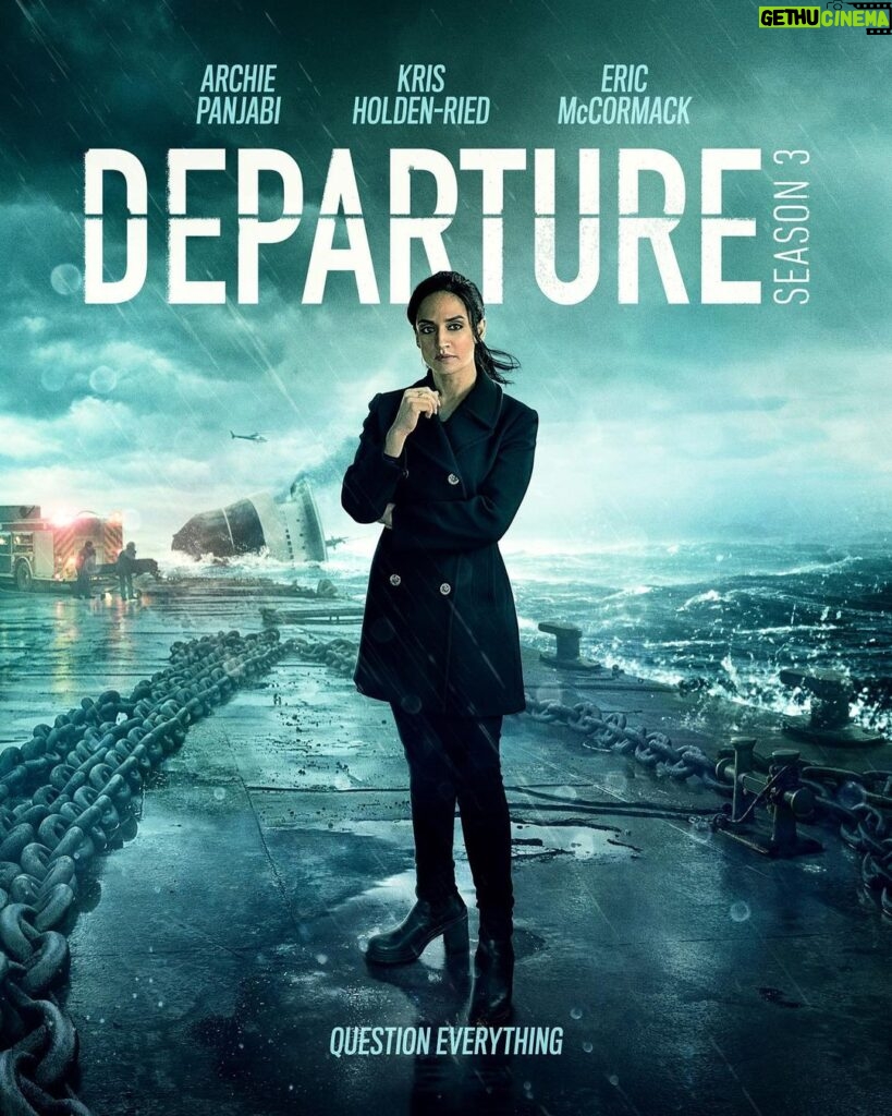 Kristen Holden-Ried Instagram - DEPARTURE SEASON 3 !! Coming in fast like a North Atlantic storm! Tune in August 7th @globaltv ! @departure_tv