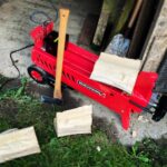 Kristen Holden-Ried Instagram - As much as I love chopping wood by hand… I’ll leave the big ones to this bad boy ;) #farmlife