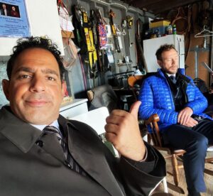 Kristen Holden-Ried Instagram - I think I’m tired today…

Good thing @patricksabongui and @britmacrae were making sure no one took selfies with me while I was dozing!

#setlife #friends