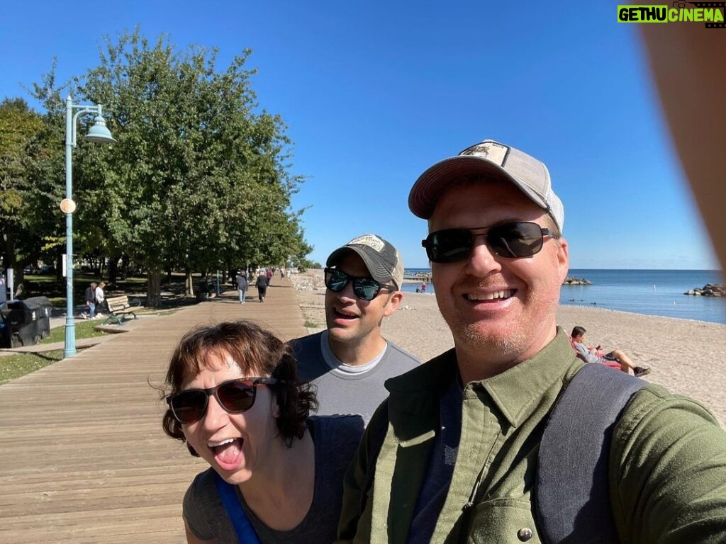 Kristen Schaal Instagram - We lured @kurtbraunohler to our favorite beach! Come see us tonight at the Royal Theater in Toronto at 9pm. Kurt, do you have any pictures of the 3 of us from 2008 Brighton Beach?