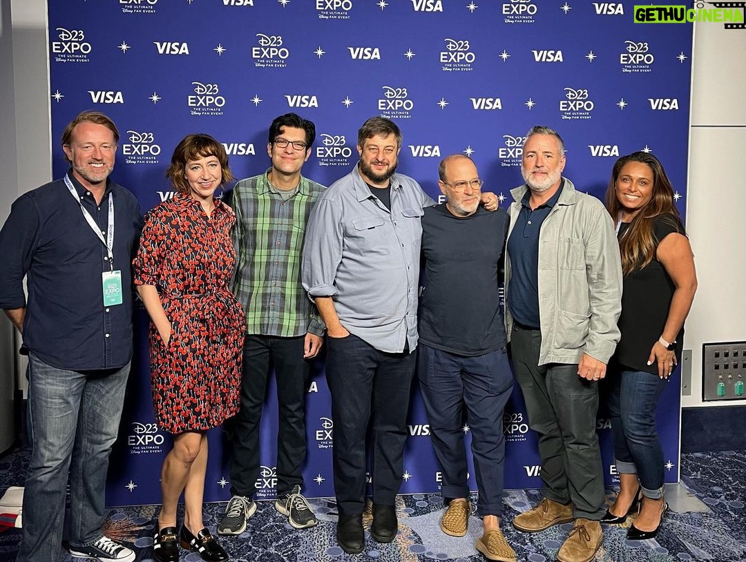 Kristen Schaal Instagram - Had fun at #d23expo with @bobsburgersfox (Loren came after photos!) and running into the sweet cast of @disneymbs. Look at those dang cuties! Do you love the picture with my head cut out? Are there instagram awards? Makeup by @gillianmup and hair by @charles_dujic