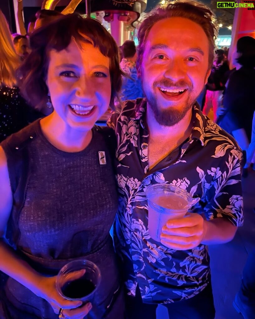 Kristen Schaal Instagram - Also ran into an old friend and a young genius @_alexhirsch_ . Soooo good to see him!
