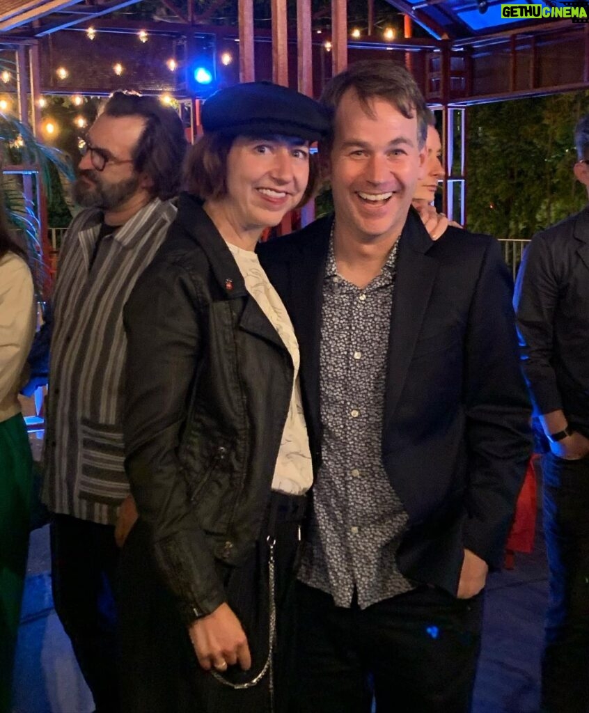 Kristen Schaal Instagram - This is me bragging that I am friends with @birbigs because he’s one of the best and his new show is beautiful and funny and if you go see it I will only become cooler because you will be so grateful that you had the experience. (Also I am at the point where a hat is easier then dealing with my hair and no I do not sell papers.)