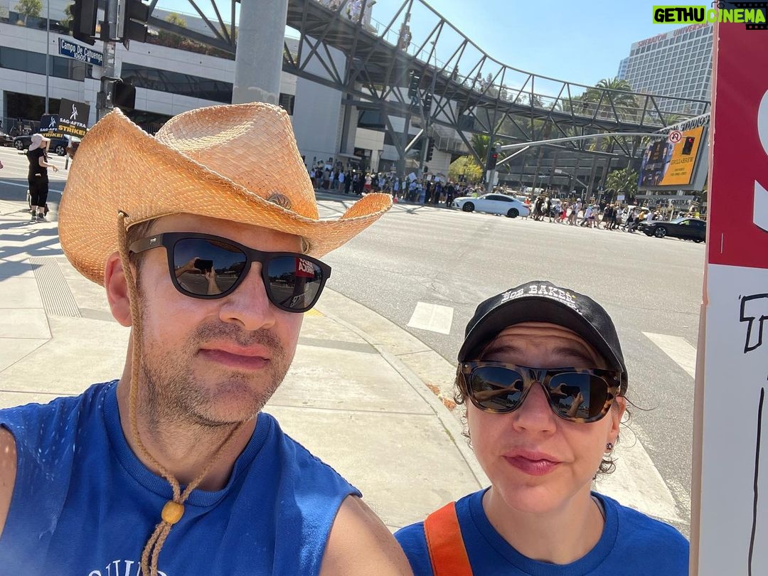 Kristen Schaal Instagram - Universal is hopping right now! #sagstrong
