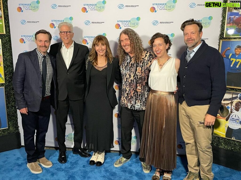 Kristen Schaal Instagram - Raised money for @bgcvenice Boys & Girls Club last night with some absolute sweethearts. Thanks for having me, @orviv, thanks for being so lovely @alfredyankovic, thanks for being the coolest @mary_steenburgen, thanks for being two of the greatest Ted’s, Ted & Jason! Thanks for organizing @omforte! Please support this fantastic club in your community, the kids are our future!