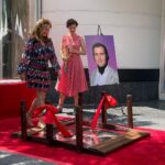 Kristen Schaal Instagram - Today I donated the first ever @hwdwalkoffame Foot Bridge at Andy Kaufman’s ceremony. My hope is that no one’s dirty feet, dog shit, bird shit, or gum will ever touch his precious star that took 40 years after his death to get. I also donated a rug to go over the bridge to keep it clean too. Thank you to Arturo Guzman and his friend for building it, Rich Blomquist for the rug idea (zoom in on rug), the Kaufman’s for letting me be a part of this historical event, and to Andy for the inspiration.
