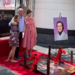 Kristen Schaal Instagram - Today I donated the first ever @hwdwalkoffame Foot Bridge at Andy Kaufman’s ceremony. My hope is that no one’s dirty feet, dog shit, bird shit, or gum will ever touch his precious star that took 40 years after his death to get. I also donated a rug to go over the bridge to keep it clean too. Thank you to Arturo Guzman and his friend for building it, Rich Blomquist for the rug idea (zoom in on rug), the Kaufman’s for letting me be a part of this historical event, and to Andy for the inspiration.