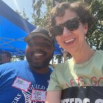 Kristen Schaal Instagram - Strike dump. Schaals striking, striking with Mad Men creator and writers, striking with Mysterious Benedict coworkers, striking with Bob’s Burgers writers. #wgastrong