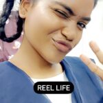 Kusuma Degalamari Instagram - Reel life vs Real life Kusuma from #babythemovie #baby #telugucinema #teluguactress #telugusongs #telugubgm #actor #actorslife #kusuma #kusumadegalamari