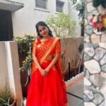 Kusuma Degalamari Instagram - ఈ సంక్రాంతి అందరికీ ఆనందాన్ని పంచాలని కోరుకుంటూ అందరికీ సంక్రాంతి శుభాకాంక్షలు 🙏🏽🪴 Happy Sankranthi 2024 #happysankranti #happylohri Festival, festive vibes, Indian wear, lehenga, kites, colors, happy times, family, friends, wishes, 2024, sankranthi, lohri actor, telugu festival, kusuma, kusuma degalamari, ootd, orange, fashion Hyderabad