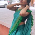 Kusuma Degalamari Instagram - Never be bored to wear a saree 😍❤️ #kusuma #kusumadegalamari #baby #babythemovie