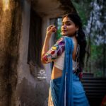 Kusuma Degalamari Instagram - Swipe right to see my fav pic (4th)💕 📷 @sandeepgudalaphotography 👗 @duta_couture Ootd, photography, photoshoot, mood, nature, outdoor, lehenga, actor, Hyderabad, blue, white, woods