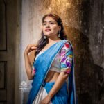 Kusuma Degalamari Instagram - Swipe right to see my fav pic (4th)💕 📷 @sandeepgudalaphotography 👗 @duta_couture Ootd, photography, photoshoot, mood, nature, outdoor, lehenga, actor, Hyderabad, blue, white, woods