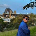 Kwak Joon-bin Instagram – 호주 톤온톤 바캉스룩

#시드니#패션 Habour Bridge, Sydney
