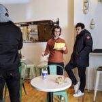 Kyle Mooney Instagram - here are some pics from when I shot our @googlepixel video. go check it out if you haven’t  #pixel3 #ad