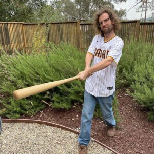 Kyle Mooney Instagram - go pads! Thanks for the jersey @padres ... let’s get em! #BringTheBrown #sports