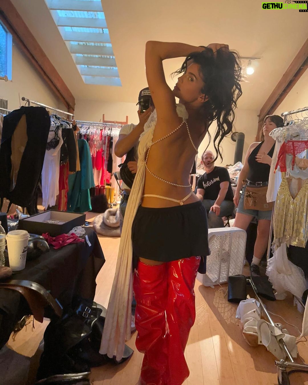Kylie Jenner Instagram - @interviewmag bts 🤍