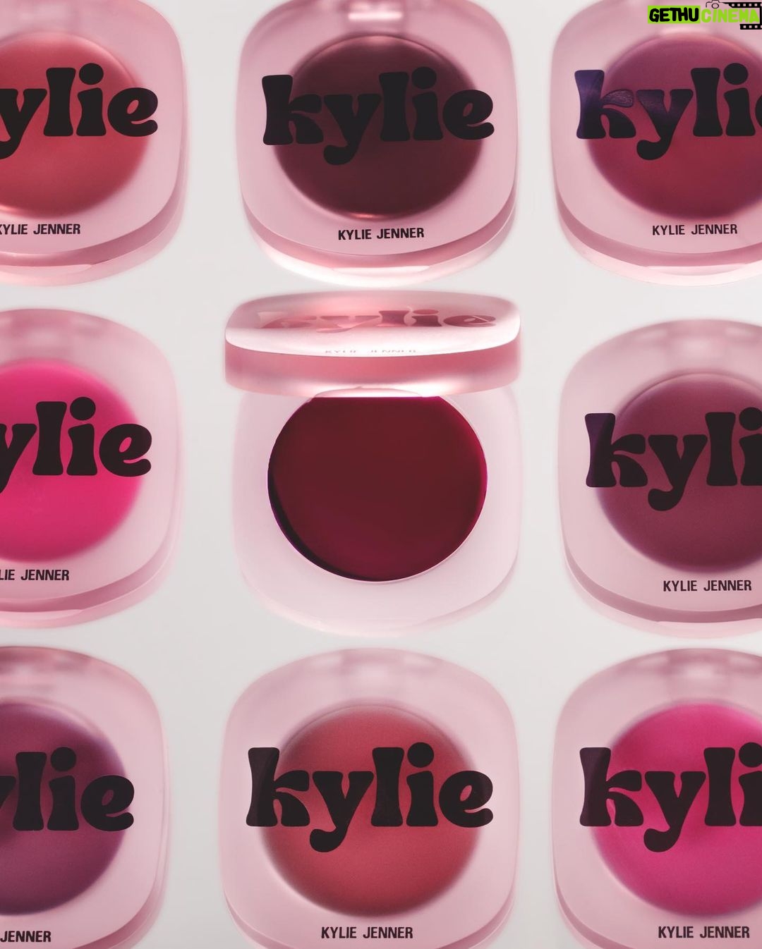 Kylie Jenner Instagram - 5 brand new lip and cheek glow balm shades just dropped at kyliecosmetics.com 💕 one of my favorite @kyliecosmetics products ever. I cant wait for you guys to try these! 😊