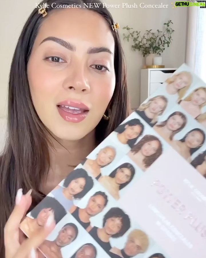 Kylie Jenner Instagram - thank you guys for the love on my power plush longwear concealer 🤍 this product was 3 years in the making and I’m so excited it’s finally here! Your new creamy, weightless, hydrating concealer launches in 2 days! 40 perfect shades coming September 27th @kyliecosmetics