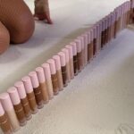 Kylie Jenner Instagram - behind the scenes shooting my brand new POWER PLUSH LONGWEAR CONCEALER 🫶🏻 your new best friend launches September 27th ahhhh! KylieCosmetics.com @kyliecosmetics