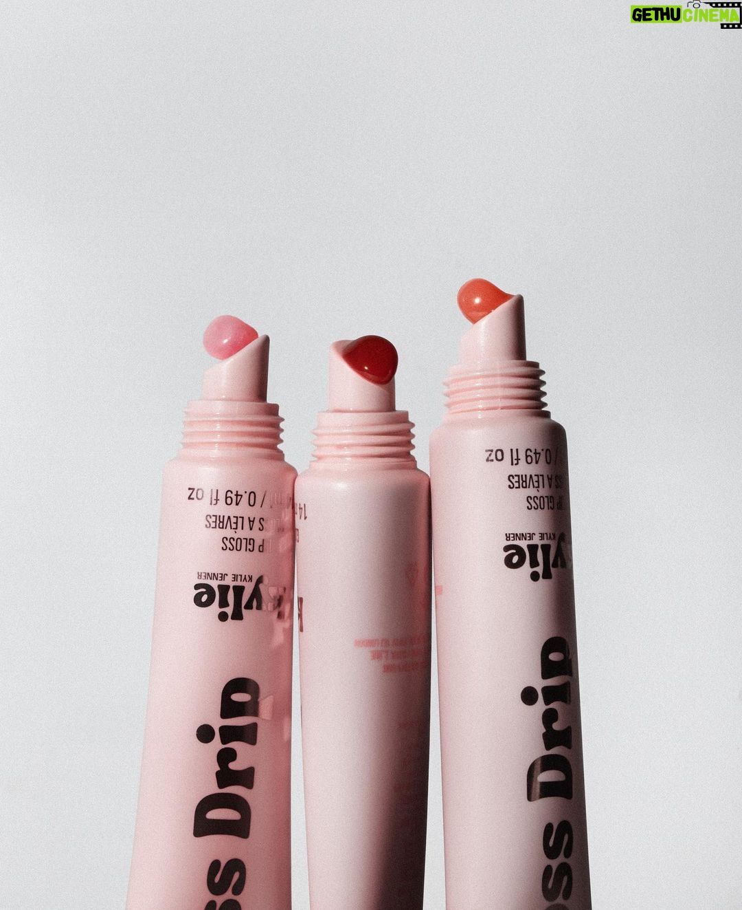 Kylie Jenner Instagram - ask and you shall receive π«Άπ» 3 yummy new award winning GLOSS DRIP shades dropping August 8th π€ KylieCosmetics.com