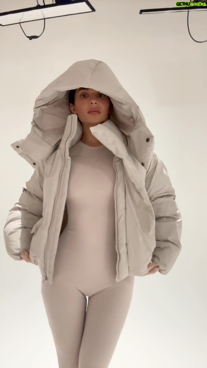 Kylie Jenner Instagram - khy drop 002. puffers + base layers coming 11/15 in stone, black, and cobalt blue. @khy