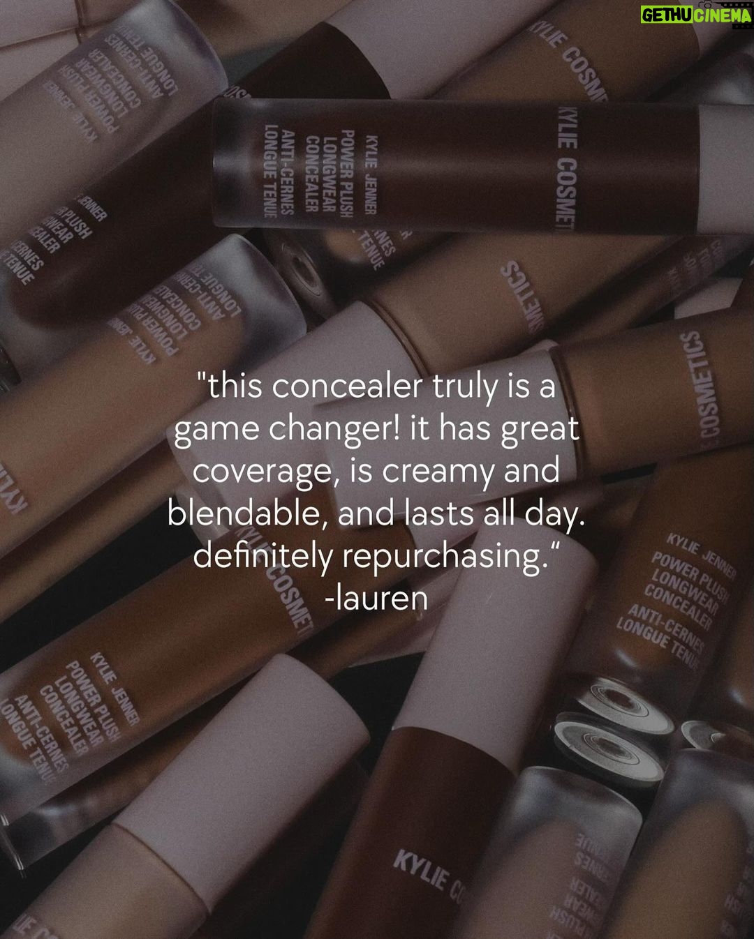 Kylie Jenner Instagram - we saved the best for last! it’s buy one get one free on my Power Plush Concealer for the final day of my holiday surprises! stock up in time for the new year 😍 kyliecosmetics.com @kyliecosmetics