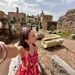 Lévanah Solomon Instagram - Il Colosseo 🌺🤎🇮🇹 *Colorimétrie retouchée #picoftheday #pictureoftheday #photography #photooftheday #travel #sky #italy #rome #beige #pink #tan #aesthetic #mood #vibes #summer #colors #color #light #white #ootd #outfit #colosseum #colosseo #ruins #smile Colosseo - Roma