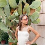 Lévanah Solomon Instagram - Je suis in love de ces photos 🌵🌸 De tous mes posts à Rome, tu préfères lequel ? *Photos retouchées ___________ #picoftheday #pictureoftheday #photography #photooftheday #travel #sky #italy #rome #beige #blue #green #pink #tan #aesthetic #mood #vibes #summer #colors #color #light #white #ootd #outfit #vacation #holiday #girl #neutral #dress #cactus Rome, Italy