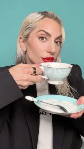 Lady Gaga Instagram - Having a cuppa in celebration of something exciting coming tomorrow 🍵