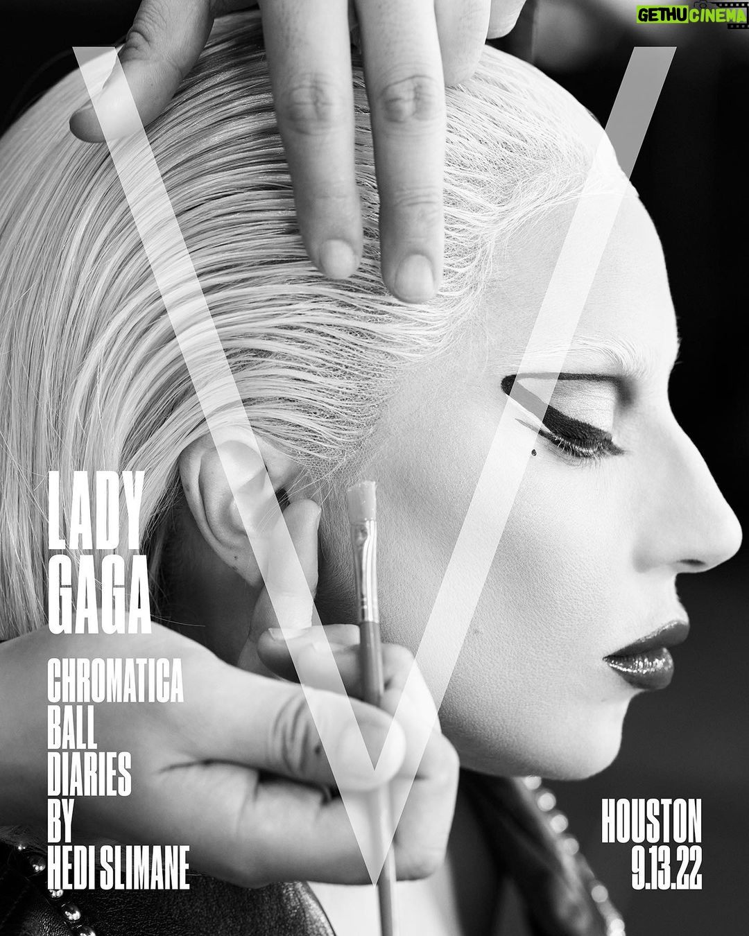 Lady Gaga Instagram - V MAGAZINE: CHROMATICA BALL DIARIES BY HEDI SLIMANE COVER 2 Photography: @hedislimane V Editor-in-Chief: #StephenGan Chromatica Ball Fashion Direction: @nicolaformichetti @tomeerebout @sandraamador.xx Styling: @nicolaformichetti @hunterclem_ Makeup: @sarahtannomakeup using @hauslabs Hair: @fredericaspiras Editor: @mathiasrosenzweig @thekevinponce Special Thanks: @wanaynay @jenyrose