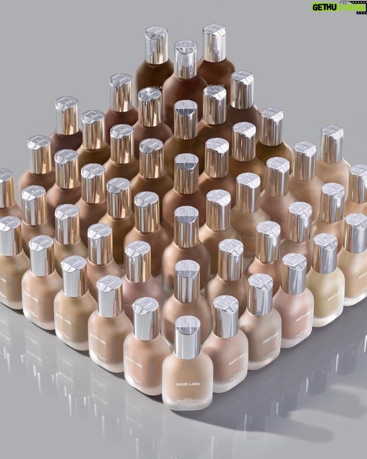 Lady Gaga Instagram - My team at @hauslabs and I worked closely with a powerhouse of industry experts and more than 400 models to create a true breakthrough in clean artistry makeup rooted in product innovation and performance. I hope you feel and see the immense amount of work that went into the shade formulations in the Foundation. I'm excited for you to meet your match! Triclone Skin Tech Foundation Available now @hauslabs @sephora @sephoracanada