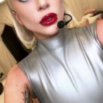 Lady Gaga Instagram - Atomic Shake Lip Lacquer @hauslabs GET MY CHROMATICA BALL SUPERBOWL LIP…high shine zero transfer vegan patent leather mouth! It’s like magic! Available July 26th! ❤️👄