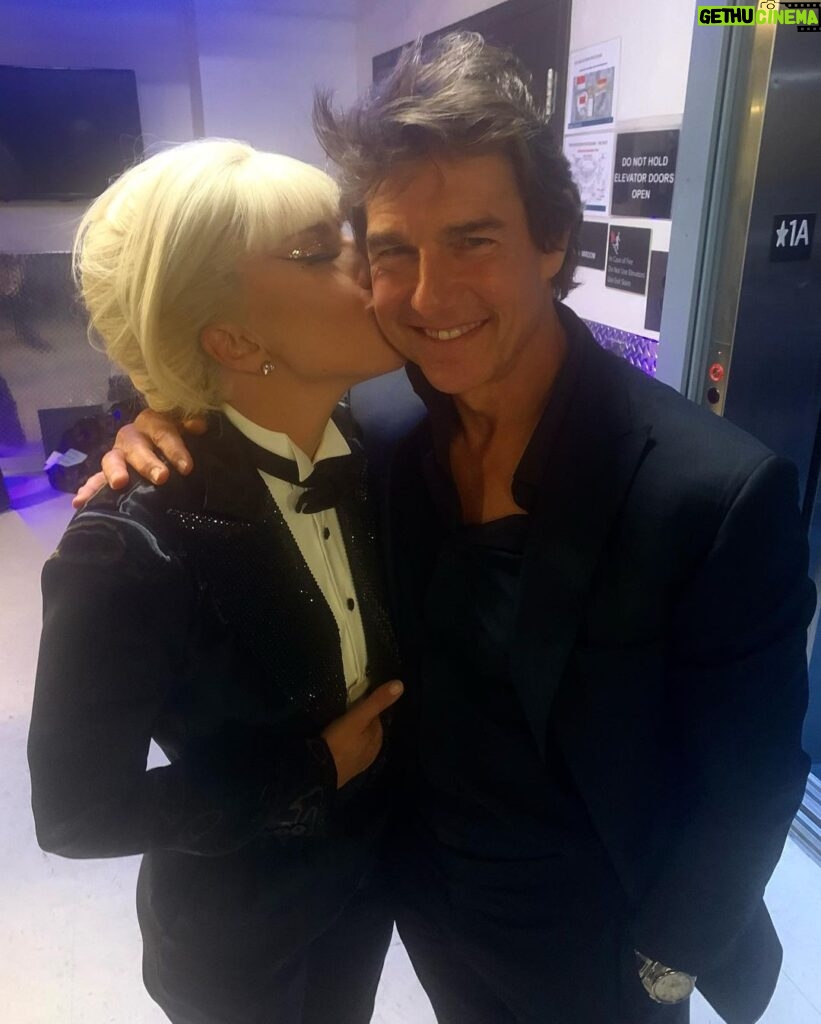 Lady Gaga Instagram - Thank you for coming to the show last night. I love you my friend @tomcruise