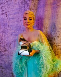 Lady Gaga Instagram - I won my thirteenth Grammy last night, and I cried just like the first time I won for “Just Dance.” Tony and I are so grateful for this honor. I was so proud to be a part of such a beautiful community of musicians where so many people were rewarded for their artistry. Congratulations to everyone for all the awards, performances, and for your devotion to music. And thank you for that standing ovation! You truly lifted my spirits on a night where I truly missed my friend—he would have been so happy that in 2022 everyone stood up for Jazz! I love you!! 🎼🎺💋 and thank you to @topostudiony for hand making this beautiful 👗 for me 🥰
