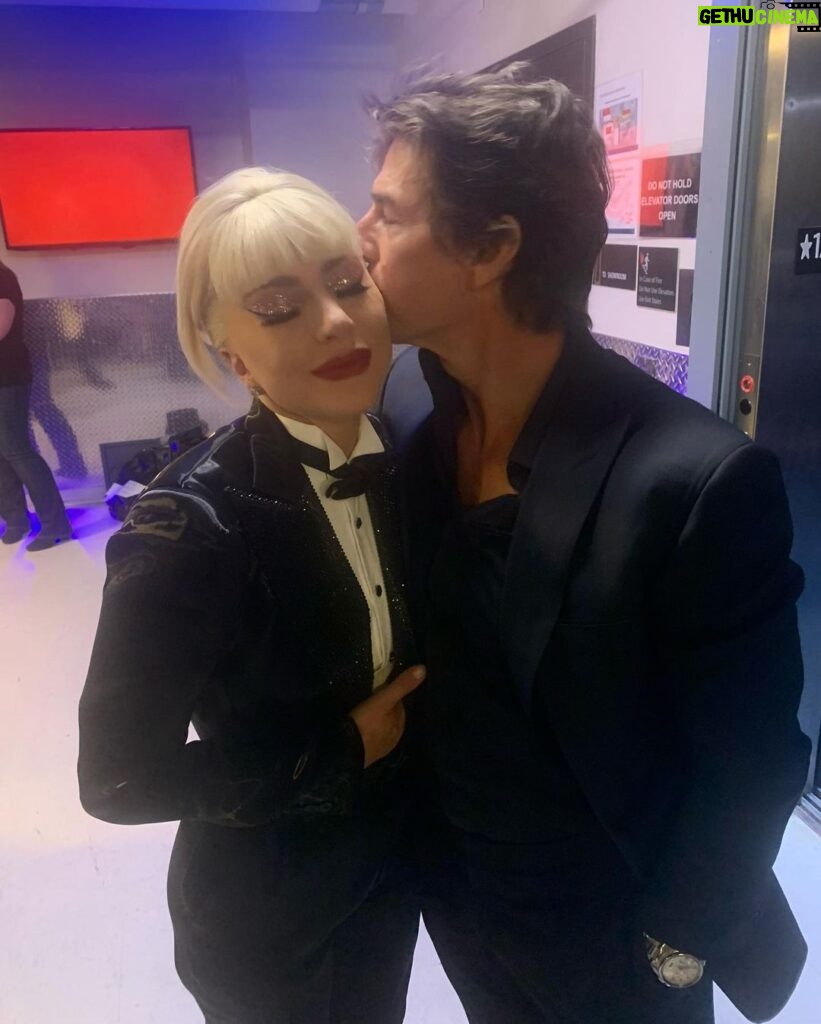 Lady Gaga Instagram - Thank you for coming to the show last night. I love you my friend @tomcruise