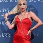 Lady Gaga Instagram - I cried all day doing press in Milan. I am so grateful and humbled to be in our movie #HouseOfGucci. Coming Thanksgiving! Father, Son, and tonight…Haus of @Versace. ❤️❤️❤️
