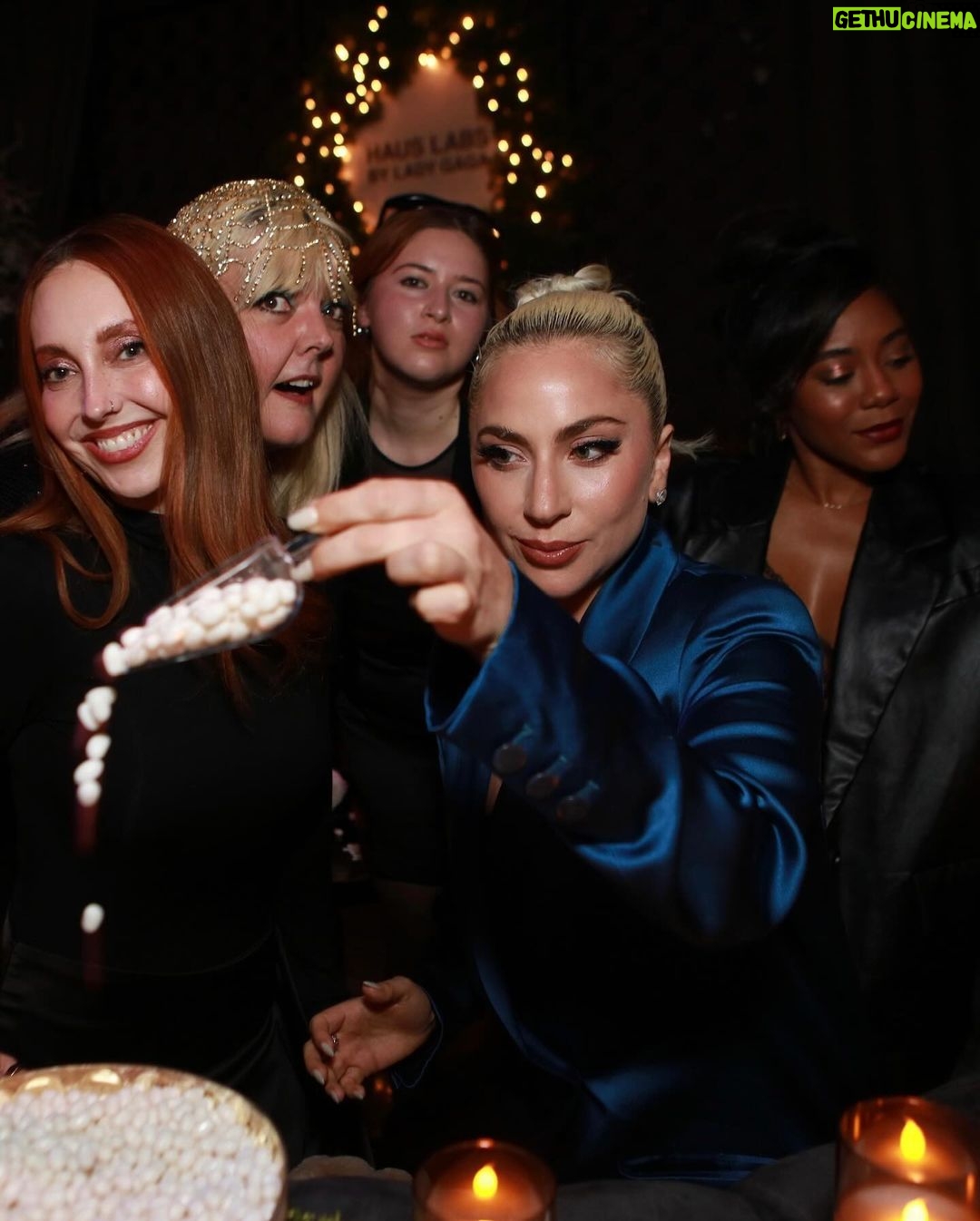 Lady Gaga Instagram - What a wonderful evening we had celebrating the Holidays and a pivotal year for us at @hauslabs. I’m so proud of this company and everyone who is a part of it sharing their unique talents, heart, and minds to be creative and innovative with beauty every day 🖤