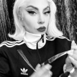 Lady Gaga Instagram - Tuxedo is my underwear🎺