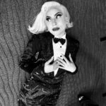 Lady Gaga Instagram - Tuxedo is my underwear🎺