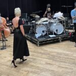Lady Gaga Instagram - During rehearsal🖤🖤🖤💄💄💄🎺